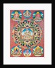 White Tara Mandala by School Nepalese
