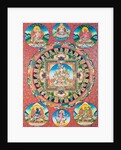 White Tara Mandala by School Nepalese