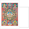 White Tara Mandala by School Nepalese