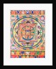 Panchabuddha Mandala, depicting five forms of Buddha symbolising five kinds of wisdom by School Nepalese