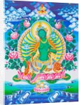 Image depicting the green Tara, the maternal protector from all dangers in the ocean of existence by School Nepalese