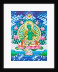 Image depicting the green Tara, the maternal protector from all dangers in the ocean of existence by School Nepalese