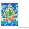 Image depicting the green Tara, the maternal protector from all dangers in the ocean of existence by School Nepalese