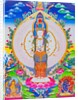 Image depicting the thousand arms Avalokiteshvara, the eleven headed Avalokiteshvara with thousand arms and 1022 eyes symbolising infinite compassion by School Nepalese