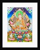 Image depicting Padmasambhava or guru Rimpoche, the deified apostle of tibetan tantricism who is said to have gained contron over demons and spirits by School Nepalese