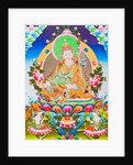 Image depicting Padmasambhava or guru Rimpoche, the deified apostle of tibetan tantricism who is said to have gained contron over demons and spirits by School Nepalese