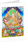 Image depicting Padmasambhava or guru Rimpoche, the deified apostle of tibetan tantricism who is said to have gained contron over demons and spirits by School Nepalese