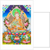 Image depicting Padmasambhava or guru Rimpoche, the deified apostle of tibetan tantricism who is said to have gained contron over demons and spirits by School Nepalese