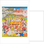 Image depicting the Buddha of Nirvana by School Nepalese