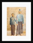 Portrait of a Javanese Nobleman and his Wife, c.1837 by Indonesian School