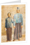 Portrait of a Javanese Nobleman and his Wife, c.1837 by Indonesian School