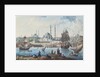 Yeni Camii and the port of Istanbul, 1789 by Jean-Baptiste Hilair