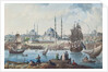 Yeni Camii and the port of Istanbul, 1789 by Jean-Baptiste Hilair