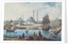 Yeni Camii and the port of Istanbul, 1789 by Jean-Baptiste Hilair