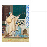 Two musician girls, 1880 by Osman Hamdi Bey