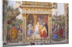 The Annunciation, altarpiece of the Carafa Chapel, 1488-93 by Filippino Lippi