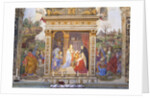 The Annunciation, altarpiece of the Carafa Chapel, 1488-93 by Filippino Lippi