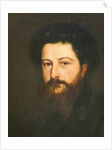 Portrait of William Morris in his thirties, c.1870 by Charles Fairfax Murray
