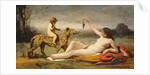 La bacchante a la panthere, 1855-60 by Jean Baptiste Camille Corot