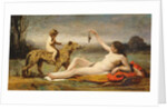 La bacchante a la panthere, 1855-60 by Jean Baptiste Camille Corot