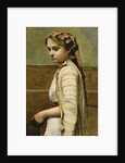 Greek Girl, Mlle. Dobigny, 1868-70 by Jean Baptiste Camille Corot