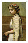 Greek Girl, Mlle. Dobigny, 1868-70 by Jean Baptiste Camille Corot