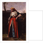 Portrait of Mlle Dobigny, 1865-70 by Jean Baptiste Camille Corot