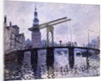 Le Pont, Amsterdam, 1870-71 by Claude Monet