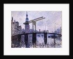 Le Pont, Amsterdam, 1870-71 by Claude Monet