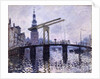 Le Pont, Amsterdam, 1870-71 by Claude Monet