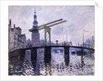 Le Pont, Amsterdam, 1870-71 by Claude Monet