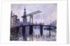 Le Pont, Amsterdam, 1870-71 by Claude Monet