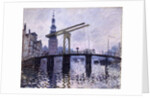 Le Pont, Amsterdam, 1870-71 by Claude Monet