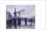 Le Pont, Amsterdam, 1870-71 by Claude Monet