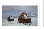 Meules, effet de neige, 1891 by Claude Monet