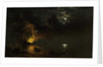 The Burning Ship, 1869 by Albert Bierstadt
