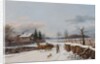 Sleighing Scene Near Philadelphia, 1841 by Thomas Birch