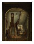 Old Clock on the Stairs, 1868 by Edward Lamson Henry