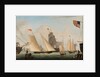Yacht 'Northern Light' in Boston Harbor, 1845 by Fitz Henry Lane