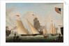 Yacht 'Northern Light' in Boston Harbor, 1845 by Fitz Henry Lane