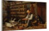 The Old Pioneer: Uncle Dan and His Pets, 1878 by Arthur Fitzwilliam Tait