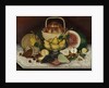 Fruit on Marble, 1865 by American School