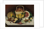 Fruit on Marble, 1865 by American School