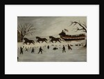The Suffragettes Taking a Sleigh Ride, 1870-90 by American School