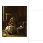 Family Cares, 1873 by Eastman Johnson