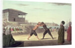 Wrestling Match, Constantinople by Anonymous