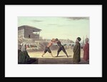Wrestling Match, Constantinople by Anonymous