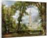View of Salisbury Cathedral from the Bishop's Grounds, c.1822 by Anonymous