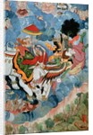 Krishna's combat with Indra, c.1590 by Indian School