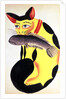 A cat with a fish in its mouth by Indian School